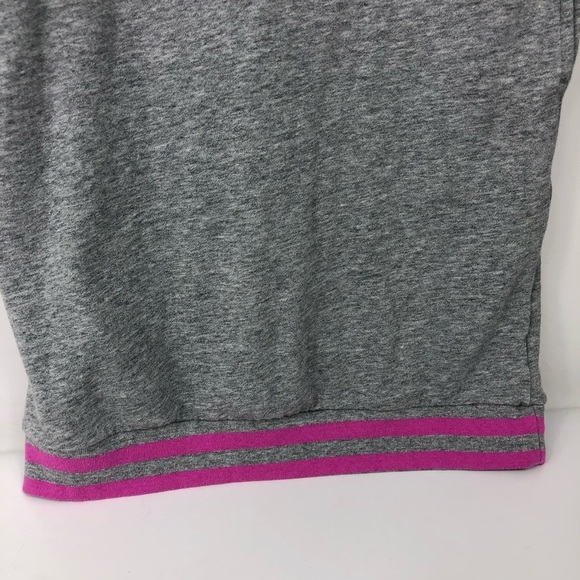 Gap Girl Knit Tunic Top Dress Gray Pink sz large - Picture 5 of 12